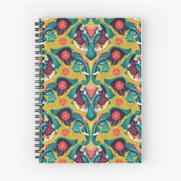 Item preview, indian elephant damask designed and sold by michaelzindell.
