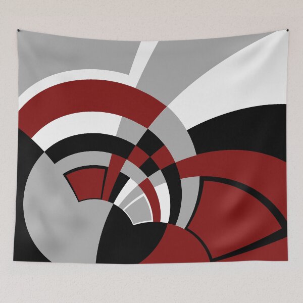 Item preview, Color Block Geometric Abstraction Modern Art 013 designed and sold by vortexatelier.