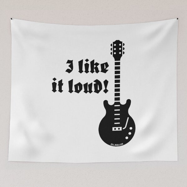 Item preview, I Like It Loud! (Electric Guitar / E-Guitar / Black) designed and sold by Roderix.
