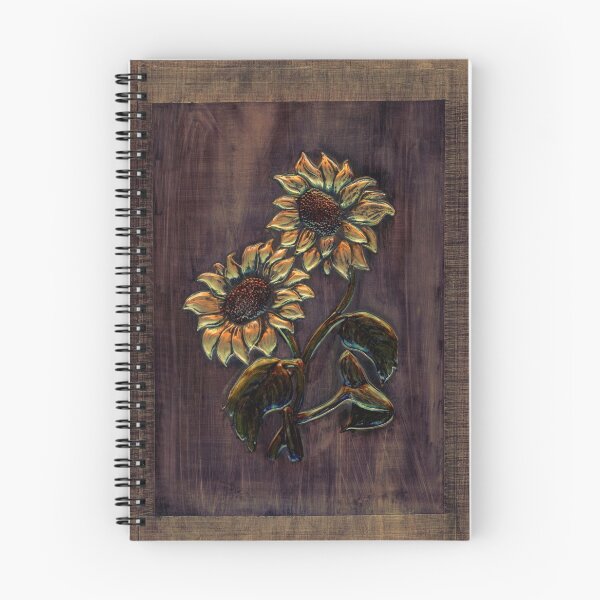 Item preview, Sunflowers on Copper designed and sold by Marcella Chapman.