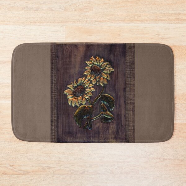 Item preview, Sunflowers on Copper designed and sold by Marcella Chapman.
