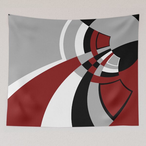 Item preview, Color Block Geometric Abstraction Modern Art 014 designed and sold by vortexatelier.