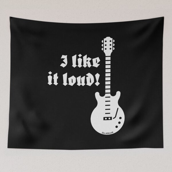 Item preview, I Like It Loud! (Electric Guitar / E-Guitar / White) designed and sold by Roderix.
