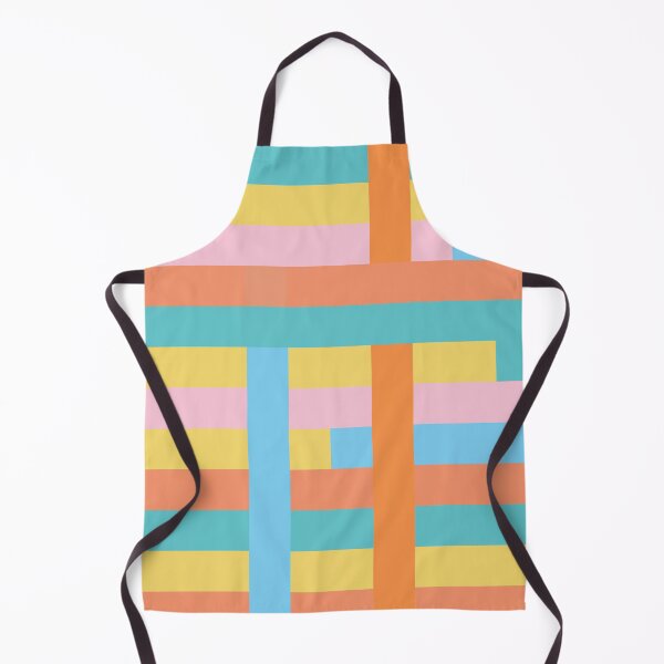 Artikelvorschau, Mehrfarbige lineare geometrische - Koralle, Senfgelb, Rosa entworfen und verkauft von ArtandPatterns1.