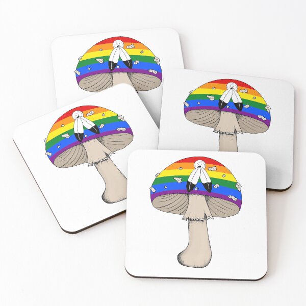 Item preview, Two Spirited Mushroomcore Pride Flag designed and sold by MushroomCore.