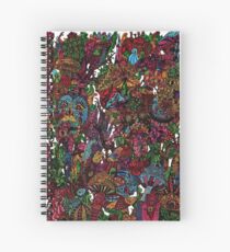 Psychedelic Cartoon Spiral Notebook