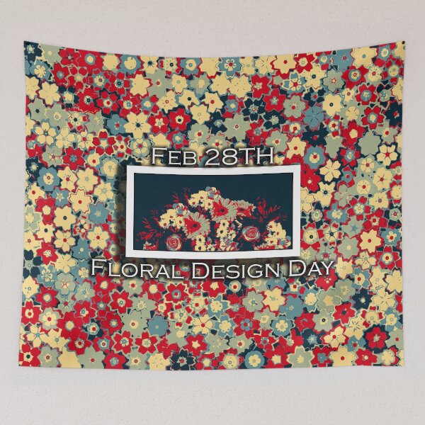 Item preview, I LOVE FLORAL DESIGN DAY designed and sold by REALDesign-Shop.