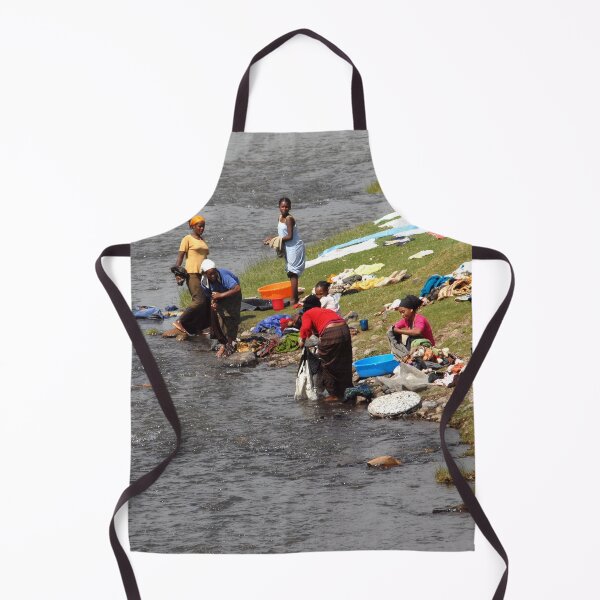 Item preview, Washday African Women laundering in River Ethiopia, Africa designed and sold by worldways.