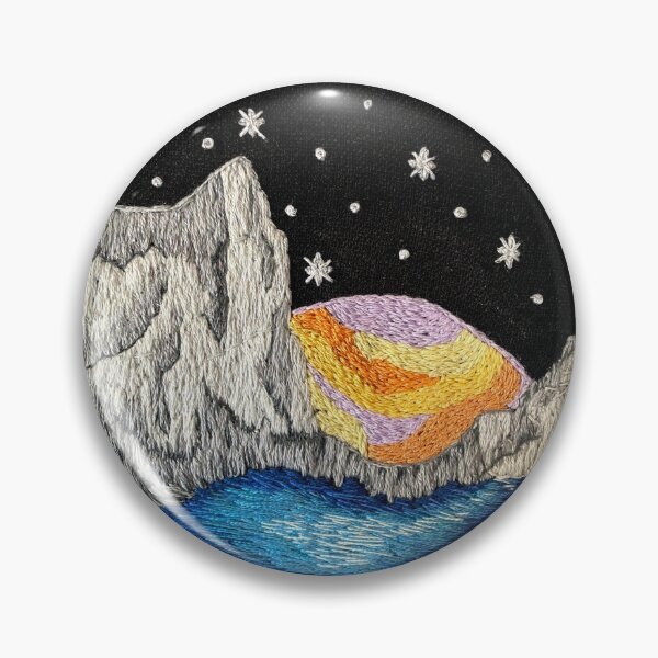 Item preview, Spacescape embroidery designed and sold by jenbroidery.