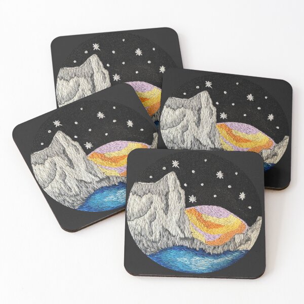 Item preview, Spacescape embroidery designed and sold by jenbroidery.