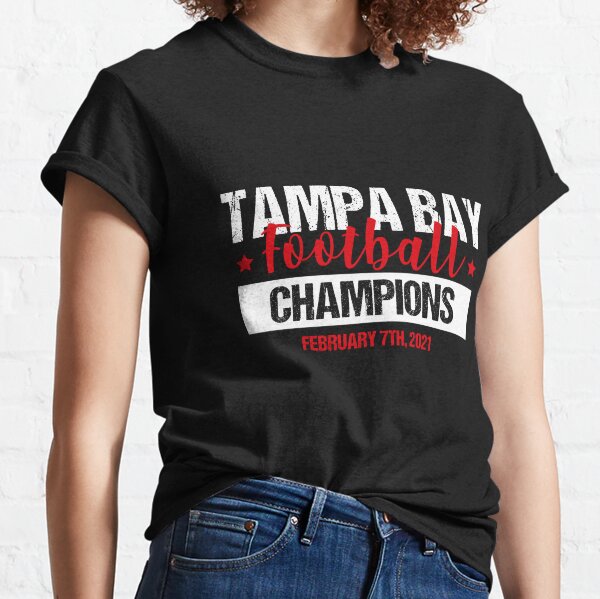 Super Bowl Lv Tampa Bay Buccaneers Champions Gift T-shirt Tom Brady Buccaneers  Buccaneers Nfc South Champs Football - Boomidia Deal