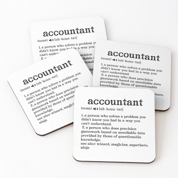 Item preview, Accountant Definition; See also: Wizard, Magician, Superhero, Ninja designed and sold by TeesYouWant.