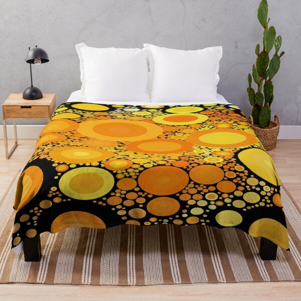 Item preview, Cute Aesthetic Golden Random Circle pattern gift for digital art lover designed and sold by AYACHI90.