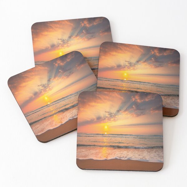 Item preview, sunset golden sand beach designed and sold by kikinafashion.