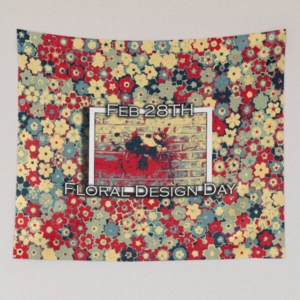 Item preview, I LOVE FLORAL DESIGN DAY designed and sold by REALDesign-Shop.