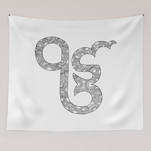 Item preview, Ik Onkaar Mandala V3 | Black & White designed and sold by simmyghatt.