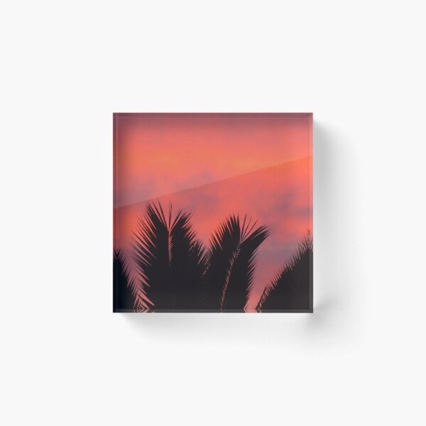 Item preview, Palm trees at pink sunset designed and sold by magicodatorre.