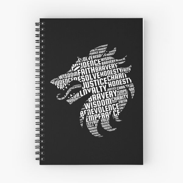 Artikelvorschau, Wortwolke des Ritterkodex des Hauses Fenris entworfen und verkauft von Lancer-Shop.