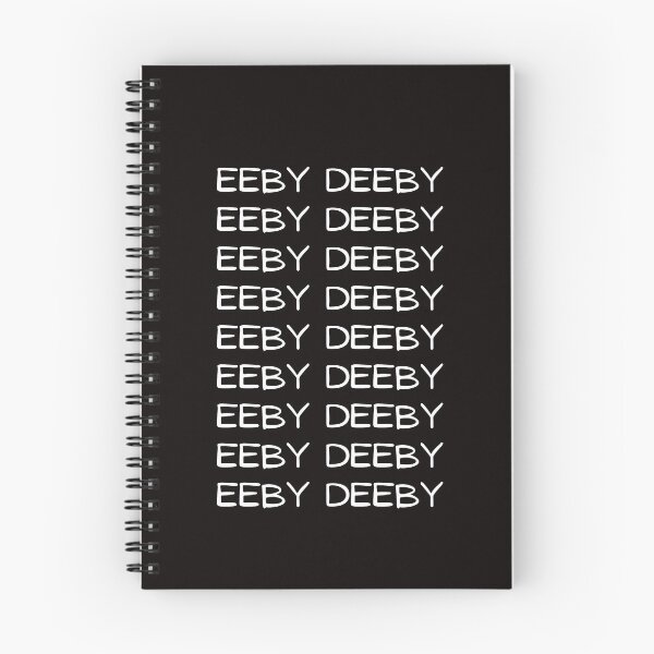 Item preview, Eeeby Deeby Text designed and sold by hashtaghastag.
