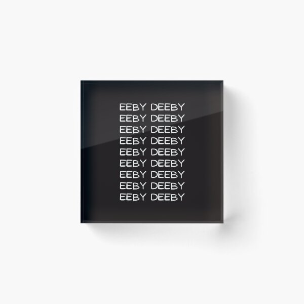 Item preview, Eeeby Deeby Text designed and sold by hashtaghastag.