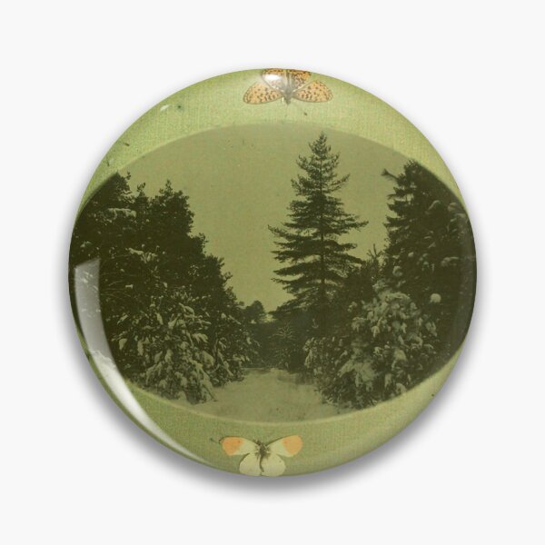 Item preview, Scene of snow landscape and butterflies by Paul Sano designed and sold by IndieArtDream.