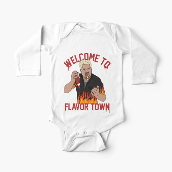 flavortown Long Sleeve Baby One-Piece