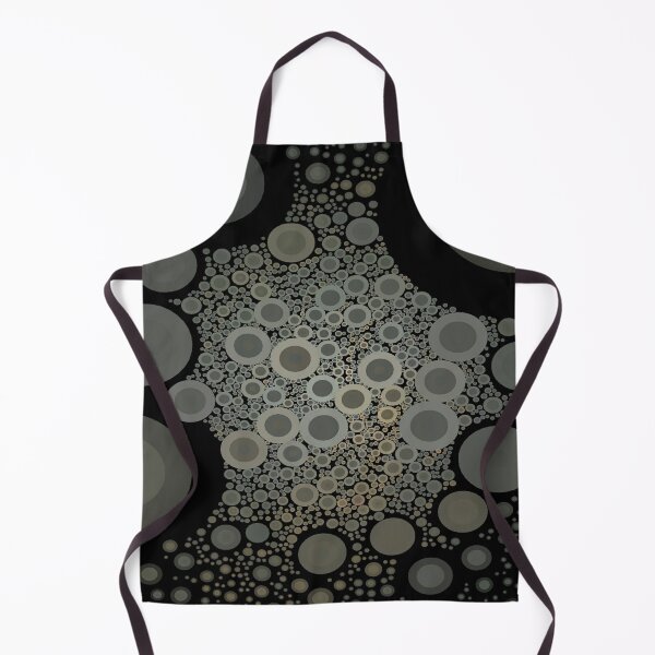 Item preview, Cute Aesthetic Dark and white Cercles pattern gift for digital art lover  designed and sold by AYACHI90.