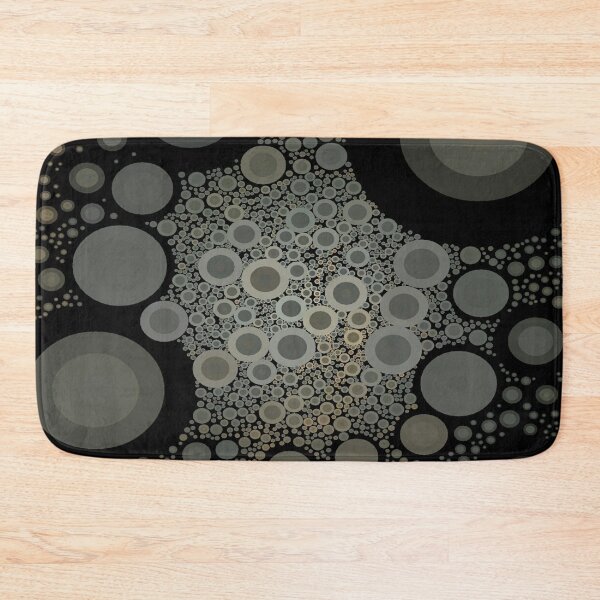 Item preview, Cute Aesthetic Dark and white Cercles pattern gift for digital art lover  designed and sold by AYACHI90.