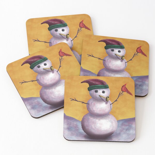 Item preview, Snowman with Bird Friend designed and sold by Albrithr.