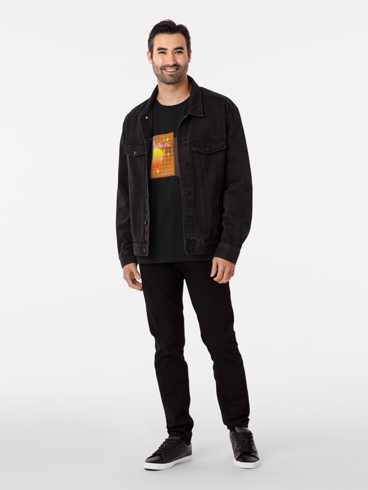 Alternate view of 80s music with vinyl disk Premium T-Shirt