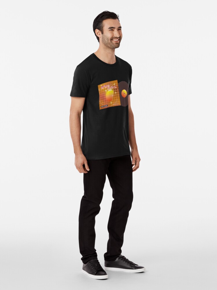 Alternate view of 80s music with vinyl disk Premium T-Shirt
