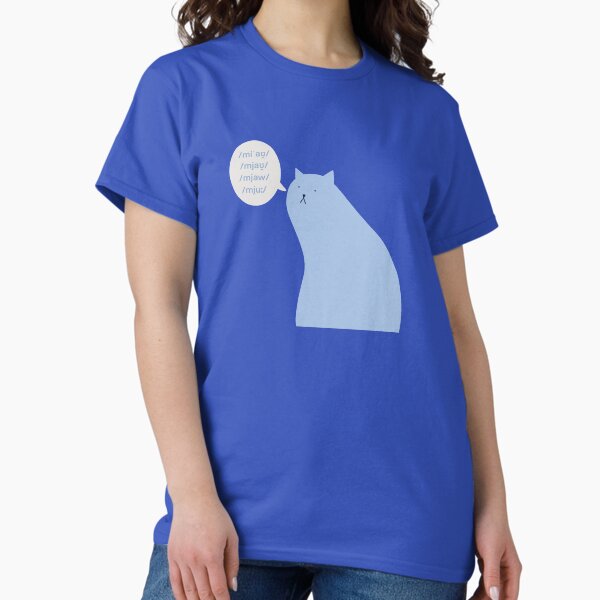 Item preview, Linguistics cat meowing designed and sold by sagm.