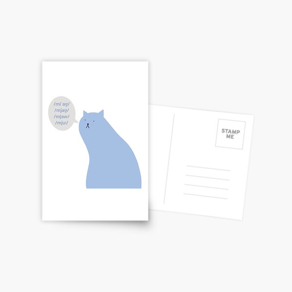 Aperçu de l'œuvre Chat linguistique miaulant créée et vendue par sagm.