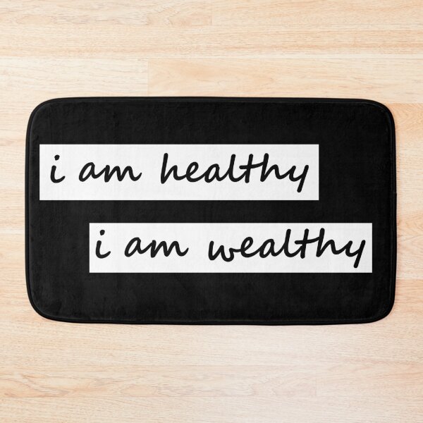 Item preview, I am healthy I am wealthy designed and sold by EnjoyMyTees.