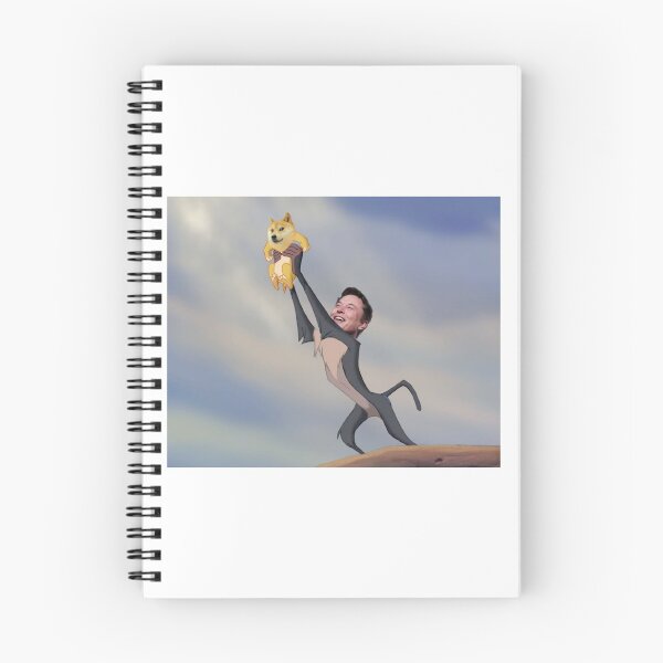 Item preview, Elon Musk Dogecoin Shiba Inu Lion King Meme designed and sold by fresh-princess.