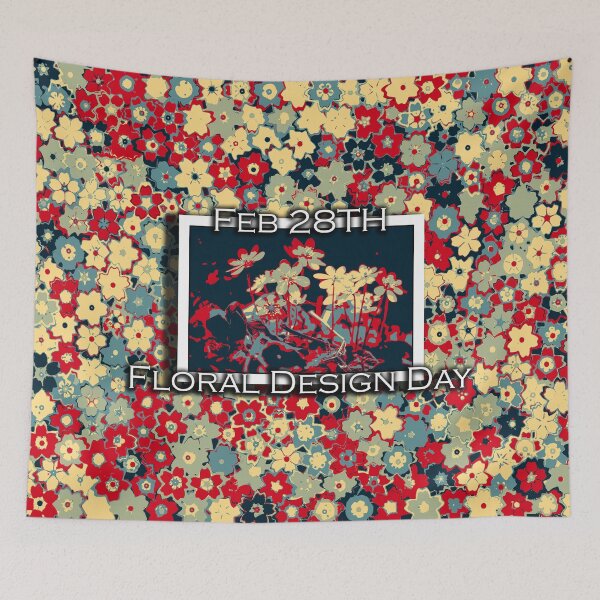 Item preview, I LOVE FLORAL DESIGN DAY designed and sold by REALDesign-Shop.