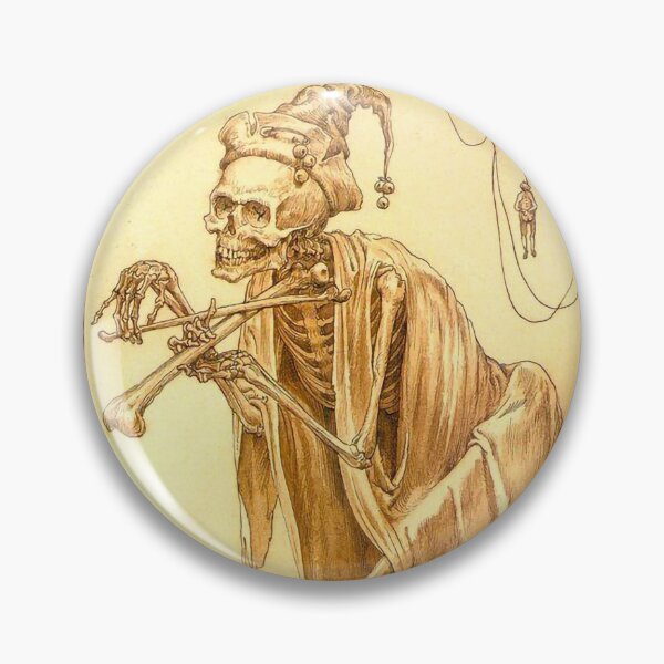 Item preview, Skeleton playing bone fiddle by John Huss designed and sold by IndieArtDream.