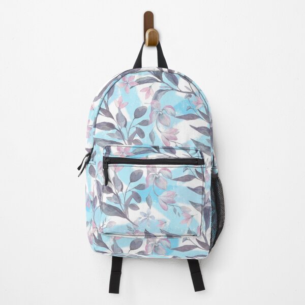 Item preview, Blue floral watercolor pattern - designed and sold by ibijin.