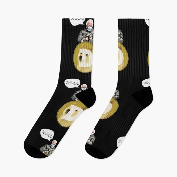 Item preview, Bernie Sanders Meme Doge coin HODL Crypto Dogecoin Lover  designed and sold by trendo.