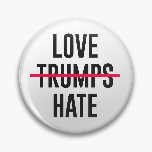 Item preview, Love Trumps Hate designed and sold by prettyfab.