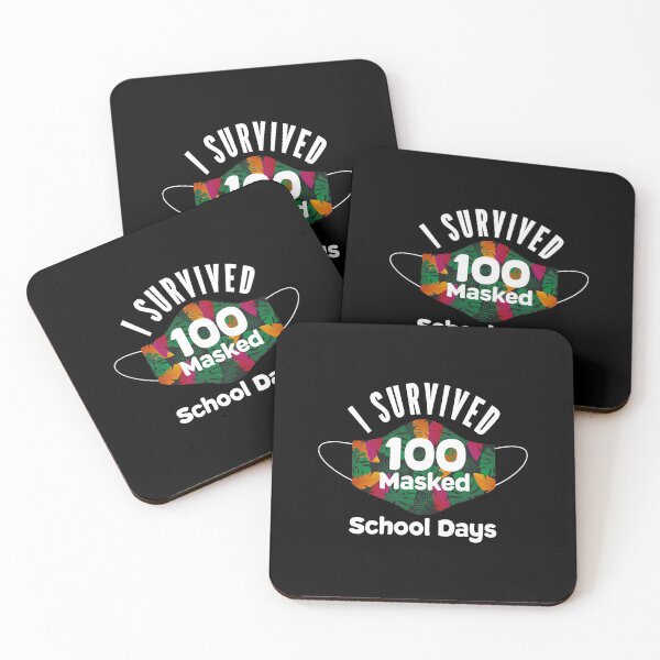 Item preview, I Survived 100 Masked School Days, 100 Day Of School Shirt designed and sold by bigfamilytee.