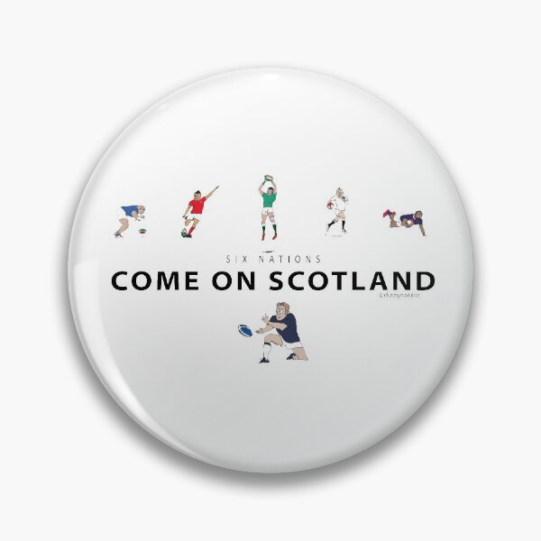 Item preview, Six Nations rugby - Come on Scotland designed and sold by dizzycatbiz.