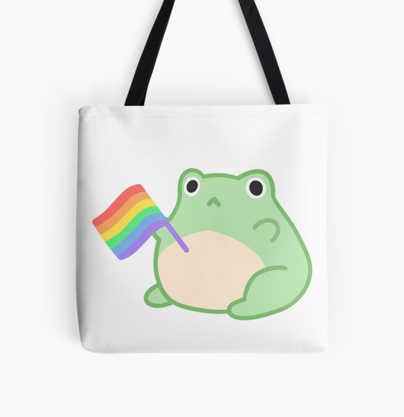 Vista previa del artículo con la obra «Rana de derechos LGBTQ +», diseñado y vendido por Taya's Studio.