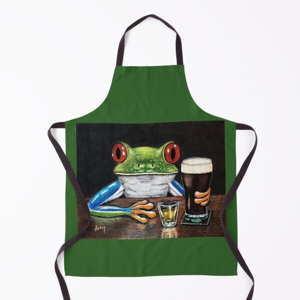 Item preview, Irish Pub Frog designed and sold by GardenPartyArt.