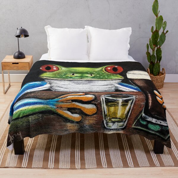 Item preview, Irish Pub Frog designed and sold by GardenPartyArt.