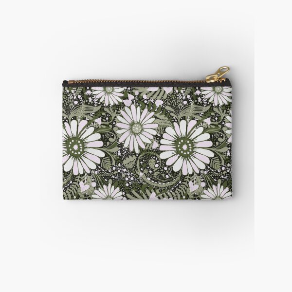 Item preview, Floral Abundance green and grey designed and sold by Joanne-Amanda.