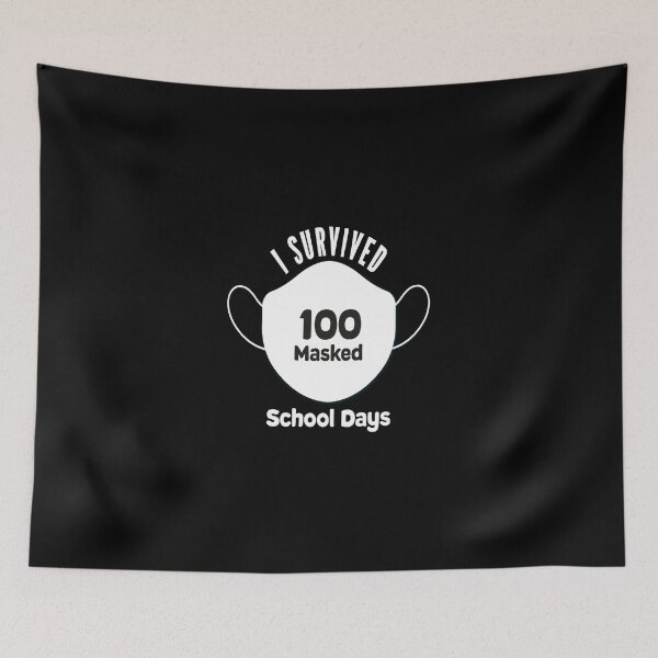 Item preview,  I Survived 100 Masked School Days, 100 Day Of School Shirt designed and sold by bigfamilytee.