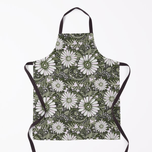 Item preview, Floral Abundance green and grey designed and sold by Joanne-Amanda.