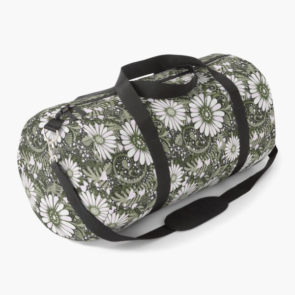 Item preview, Floral Abundance green and grey designed and sold by Joanne-Amanda.