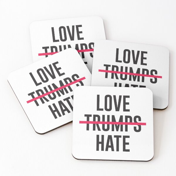 Item preview, Love Trumps Hate designed and sold by prettyfab.